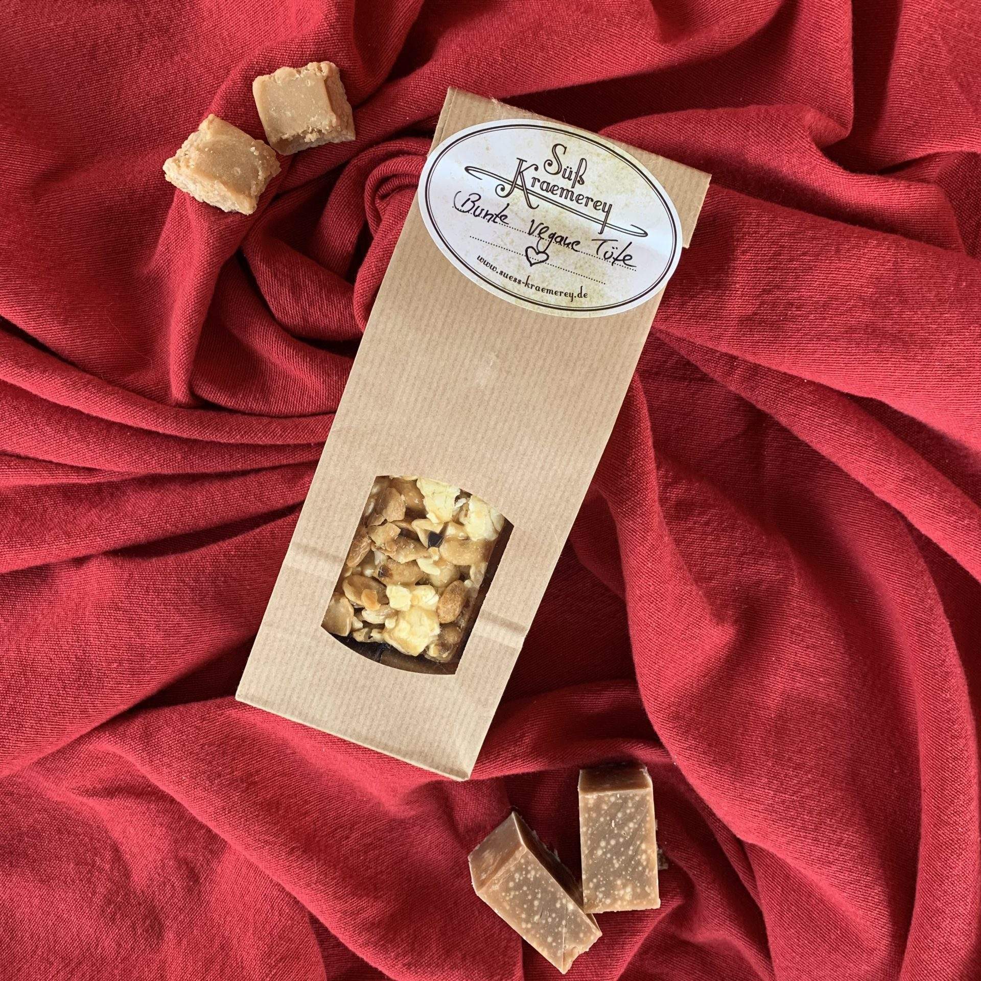 Bunte Tüte Fudge &amp; Nougat – Süß Kraemerey